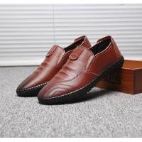 ราคา พร้อมส่ง XH038 รองเท้าหนังผู้ชาย รองเท้าทำงานชาย รองเท้าหนังออฟฟิต รองเท้าหนังแบบสวมชาย (15574658829)