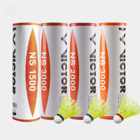 ราคา Victor Ns3000 2000 ไนลอนแบดมินตันแบดมินตันกันลมพลาสติกทนทานชุด 6 ชิ้น (21083590398)