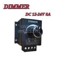 ราคา เครื่องหรี่ไฟ ดิมเมอร์ DC 12 24V 8A DIMMER DC 12v 24V 8A ตัวหรี่ไฟแบบไฟDC (19283011249)