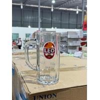 ราคา แก้ว แก้วลีโอ แก้วมัค กว้าง 7 ซม สูง 14 ซม 350 ml แก้วใส แก้วมีหูจับ แก้วยกโหล แก้วเบียร์สวยๆ (23307822065)