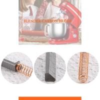 ราคา อุปกรณ์เสริมเครื่องผสมอาหาร W10380496 แปรงถ่านสำหรับเครื่องผสมอาหารแบบตั้งพื้นสำหรับ Whirlpool และ KitchenAid แปรงถ่านสำหรับเครื่องผสมอาหาร AP5178083 ใหม่ PS3495098 แพ็ค 6 ชิ้น (22159064632)