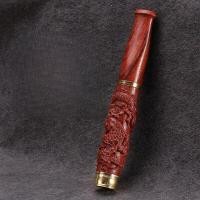 ราคา หัวสูบบุหรี่แบบดึงเชือกทำจากไม้เนื้อทองแดงประดับลายมังกร ฝาปิดแบบกรอง Tar ชิ้นส่วนเครื่องมือสำหรับผู้สูบบุหรี่ (24556896355)