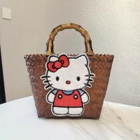 ราคา กระเป๋าถือผ้าไนลอนขนาดเล็กสำหรับเดินทางไปทำงาน ความจุขนาดใหญ่ กระเป๋าถือผ้าไนลอนลายถักสุดเก๋สำหรับเด็กผู้หญิง (24484028637)