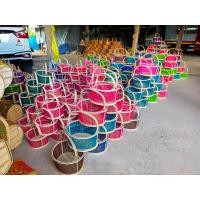 ราคา โครงตระกร้าพร้อมเส้นถักเป็นชุด ขนาดLใหญ่ ตะกร้าหวาย ตะกร้าสานหวายเทียม (16495774432)