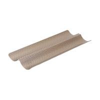 ราคา Baguette Bread Pan Non Stick Wavy Baguette Mold Perforated Baguette Baking Tray for Sourdough Italian Bread (24598917863)