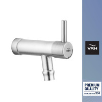 ราคา VRH Bonny High Quality Stainless Steel 304 Wall Mounted Bathroom Faucet with Fish Tail Spout HFVJC 7120K10 (23175354726)