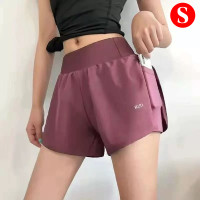 ราคา กางเกงกีฬาขาสั้น กางเกงกีฬาผู้หญิง มีซับในกันโป๊ มีช่องใส่โทรศัพท์ ผ้าลื่น เบาสบาย ป้องกันแสง ผ้าระบายอากาศอย่างดี แบบบาง เหมาะกับการเล่นโยคะ แฟชั่นฤดูร้อน กางเกงขาสั้น กางเกงออกกำลังกายขาสั้น กางเกงโ