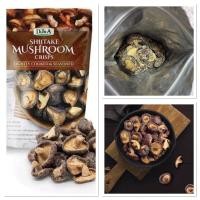 ราคา Shiitake Mushroom Crisps Lightly Cooked Seasoned DJ A Brand เห็ดชิตาเกะอบกรอบปรุงรส น้ำหนักสุทธิ 150 g ผลิตจากออสเตรเลีย (10455939367)