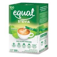 ราคา Equal Stevia Classic Gold 25 50 100 Sticks ขนาดพกพา 100 Tablets 150 g อิควล สตีเวีย ผลิตภัณฑ์ให้ความหวานแทนน้ำตาล 0 Kcal (20855014373)