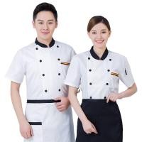 ราคา เสื้อเชฟแขนสั้น แขนยาว เสื้อพนักงานเสิร์ฟ ใส่สบาย ผ้าcotton คอจีน (16443170882)