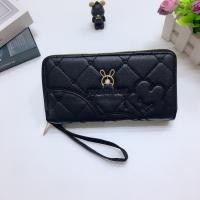 ราคา PA33 พร้อมส่ง กระเป๋า2ซิป กระเป๋าสตางค์ใบยาว ใบใหญ่มีสายคล้องมือ สามารถใส่โทรศัพท์ได้ (17547529590)