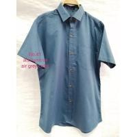 ราคา เสื้อเชิ้ตผู้ชายแขนสั้น สีดำ มี 24สี ผ้าอ๊อกฟอร์ด (23366089261)