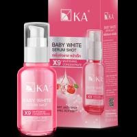 ราคา ขายดี เซรั่มผิวใส หน้าเด็ก KA BABY WHITE SERUM SHOT กล่อง 6 ซอง ขวด 35 มล (15315066425)