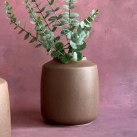 ราคา แจกันเซรามิค แจกันดอกไม้ แจกันสีน้ำตาล แจกันทรงใหญ่ vase vase ceramic AT1CERAMIC (24578787278)