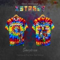 ราคา พร้อมส่งจากไทย XStreet Songkran เสื้อยืดมัดย้อม สงกรานต์ หมีมัดย้อม ผ้าไมโครฯเรียบใส่สบายแห้งเร็ว งานพิมพ์ลาย (24077738431)