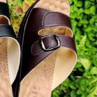 ราคา รองเท้าสุขภาพ พื้นปุ่มนวดนุ่ม หนังนิ่ม (21234144078)