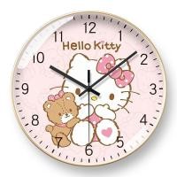 ราคา SANRIO นาฬิกาแขวนผนัง ลายการ์ตูน Hello Kitty ของแท้ 20 ซม ของขวัญน่ารัก สําหรับนักเรียน ห้องนั่งเล่น ห้องนอน (21931483075)