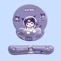 ราคา Kuromi แผ่นรองเมาส์ซิลิโคน รูปแบบการ์ตูนน่ารัก ชนิดหมอนรองข้อมือ เทล พร้อมซิลิโคนรองข้อมือ กันลื่น (23886621769)