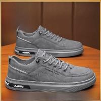 ราคา รองเท้าทำงานกันลื่นสำหรับผู้ชาย รองเท้าลำลอง รองเท้าทำงาน รองเท้าแฟชั่น รองเท้าลำลอง สวมใส่สบาย รองเท้าหนัง PU ฤดูร้อน (24477576365)