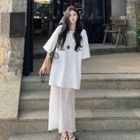 ราคา ชุดเดรสแขนสั้นสีขาวผ้าลูกไม้ ชุดเดรสผู้หญิง ชุดเดรสยาว ชุดเดรสฤดูร้อน ชุดเดรสยาว ชุดเดรสลำลอง ชุดเดรสแขนสั้น ชุดเดรสแขนสั้น (24628398045)