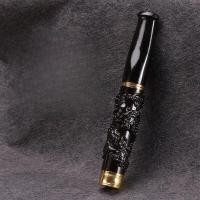 ราคา หัวสูบบุหรี่แบบดึงเชือกทำจากไม้เนื้อทองแดงประดับลายมังกร ฝาปิดแบบกรอง Tar ชิ้นส่วนเครื่องมือสำหรับผู้สูบบุหรี่ (24556896353)