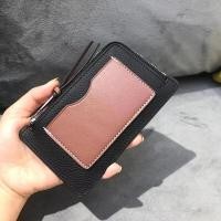 ราคา กระเป๋าใส่บัตรหนังแท้บางเฉียบขนาดเล็กสำหรับผู้หญิง กระเป๋าใส่เหรียญสีเขียวมะนาว กระเป๋าใส่บัตรลายลิ้นจี่ กระเป๋าใส่เหรียญซิปแบบสั้น กระเป๋าใส่บัตรแบบยูนิเซ็กซ์ (17943041241)