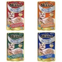 ราคา Nekko Cat Wet Food Senior7 อาหารแมวชนิดเปียก สำหรับแมวสูงวัย 7 ขนาด 70 กรัม ยกโหล 12 ซอง (24867494893)