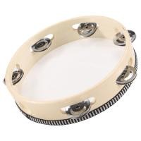 ราคา 8 Musical Tambourine Tamborine Drum Round Percussion Gift for KTV Party (21385844550)