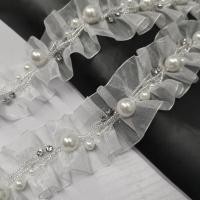 ราคา แถบตกแต่งลูกไม้ปักลูกปัด แถบขอบลูกไม้ แถบตกแต่งสำหรับทำเครื่องแต่งกาย ชุดแต่งงาน รองเท้า หมวก ทำมือ DIY (24519268512)