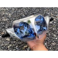 ราคา โคมไฟหน้าWave125iไฟเลี้ยวบังลม สีไฮบริด ฟ้า งานเทียบแท้HMA (19525553233)