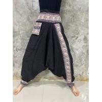 ราคา กางเกงม้ง กางเกงผ้าไทย กางเกงอินทร ชาย หญิง ผ้านุ่มใส่สบาย (2517500650)