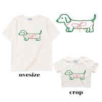 ราคา resign studio ลาย Duchshund V2 เสื้อยืด Crop Oversize (23797707982)