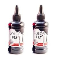 ราคา ColorFly หมึกเติม canon เกรดA สีดำ 100ml 2ขวด black For Canon All Model (215312399)