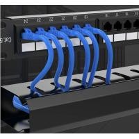 ราคา แผงจัดสายมีฝาครอบหน้าตู้แร็คขนาด 1U Cable Management Panel with Cover 1U Rack Mountable GERMANY มือ2 (23143926564)