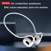 ราคา จำกัด Gratis Ongkir Lenovo หูฟังบลูทูธสำหรับกีฬาวิ่งแบบสวมศีรษะไร้สายหูฟังบลูทูธไร้สาย5 3น้ำหนักเบาสามารถนำสเตอริโอแท้ลดเสียงรบกวนได้ (21475708509)