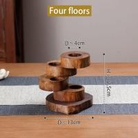 ราคา เชิงเทียนแบบชั้นเทียนหมุนได้ เชิงเทียน เชิงเทียนขี้ผึ้งไฟประดับ เชิงเทียนไม้ วินเทจโรแมนติก ตกแต่งบ้าน (24749144423)