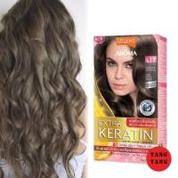 ราคา เฉดปิดผมขาว LOLANE AROMA EXTRA KERATIN COLOR CREAM โลแลน อโรมาคัลเลอร์ครีม L17 บลอนด์เข้มประกายทอง (18380534891)