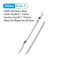 ราคา Vention 3 in 1 Magnetic Stylus Pen Point Stylus Smooth Writing No Charing Needed for Apple Pad Tablet Touch Screen Phone Universal Pen (24714071193)