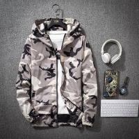 ราคา เสื้อแจ็กเก็ตบางสำหรับฤดูร้อนลายพรางพิมพ์แจ็คเก็ตมีซิปมีฮู้ด (24841774747)