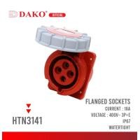 ราคา เต้ารับพาวเวอร์ปลั๊กฝังฝนังแบบเฉียงกันน้ำ 400V 3P E IP67 16A และ 32A DAKO HTN 3141 (21210124914)