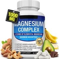 ราคา Magnesium Glycinate Complex Capsules for Muscles Bone Jiont Nerves Health Better Sleep Energy Support (24851552963)