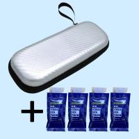 ราคา แบบพกพาอินซูลิน Cooling BAG 4 แพ็คน้ําแข็งเบาหวานกระเป๋า Pill Protector PU กันน้ําความร้อนฉนวน Medicla Cooler (23352739286)