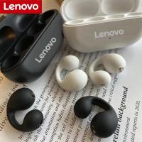 ราคา จำกัด Gratis Ongkir หูฟังนำเสียงผ่านกระดูกหูฟังบลูทูธ Lenovo TWS ชุดหูฟังพร้อมไมโครโฟนหูฟังเอียบัดไร้สาย (24371150876)