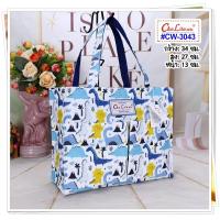 ราคา กระเป๋าช็อปปิ้ง รุ่น CW 3043 ยี่ห้อ ChaLitawu มีเก็บปลายทาง กระเป๋าจ่ายตลาด ถุงกันน้ำ PVC ลายการ์ตูน (21352117942)