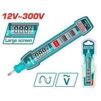 ราคา ปากกาวัดไฟ ดิจิตอล ไขควงวัดไฟ เช็คโวลท์ 12V 300V ที่วัดไฟมีเสียง TOTAL รุ่น THTS33001 (23420302449)