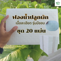 ราคา ฟองน้ำปลูกผัก ฟองน้ำปลูกผักไฮโดรโปนิกส์ ชุด20แผ่น ฟองน้ำปลูกผักสลัด รุ่นมีขอบ 96ช่องปลูกเนื้อละเอียด ใช้สำหรับปลูกผักไฮโดรโปนิกส์ (24432334613)