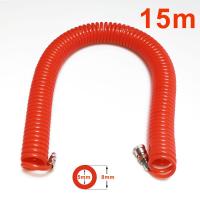 ราคา สายลมยี่ห้อ MUSCLE COW สายลมสปริง สายลมสีดำ สายลมขดที่ทำจากวัสดุ PU ยาว 8 10 12 15 เมตร สายปั๊มลมที่ทำจากวัสดุ PU ขนาด 8 x 5 มิลลิเมตร แบบขดสปริง พร้อมหัวคอปเปอร์ (23388216049)