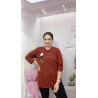 ราคา เสื้อยืดหญิง เสื้อยืดสาวอวบ เสื้อยืดแฟชั่น เสื้อยืดแขนยาว เสื้อยืดวินเทจ เสื้อผ้าสาวอวบ รุ่น2531 (22840588244)