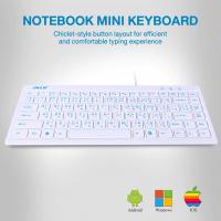 ราคา OKER คีย์บอร์ดโน้ตบุ๊ค USB Keyboard OKER OKER Mini F6 สีขาวสีดำ (8766081504)