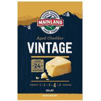 ราคา เมนแลนด์วินเทจชีส 250ก Mainland Vintage Cheese 250g (22884696924)